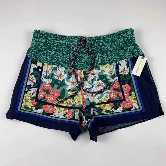 Anthropologie Pants - NWT Anthro Hei Hei Lotus Print Shorts XS